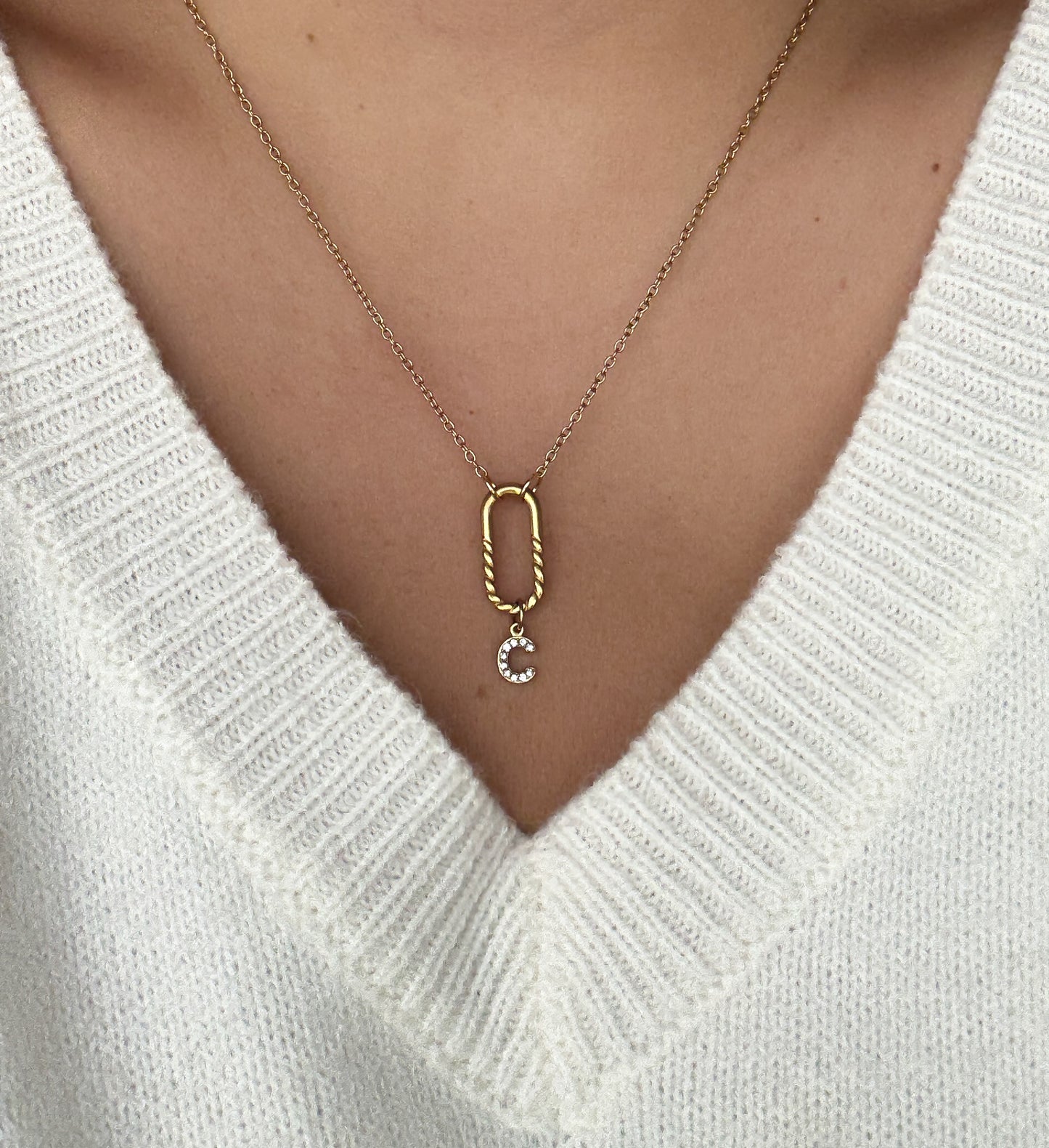 Charm Letter Necklace