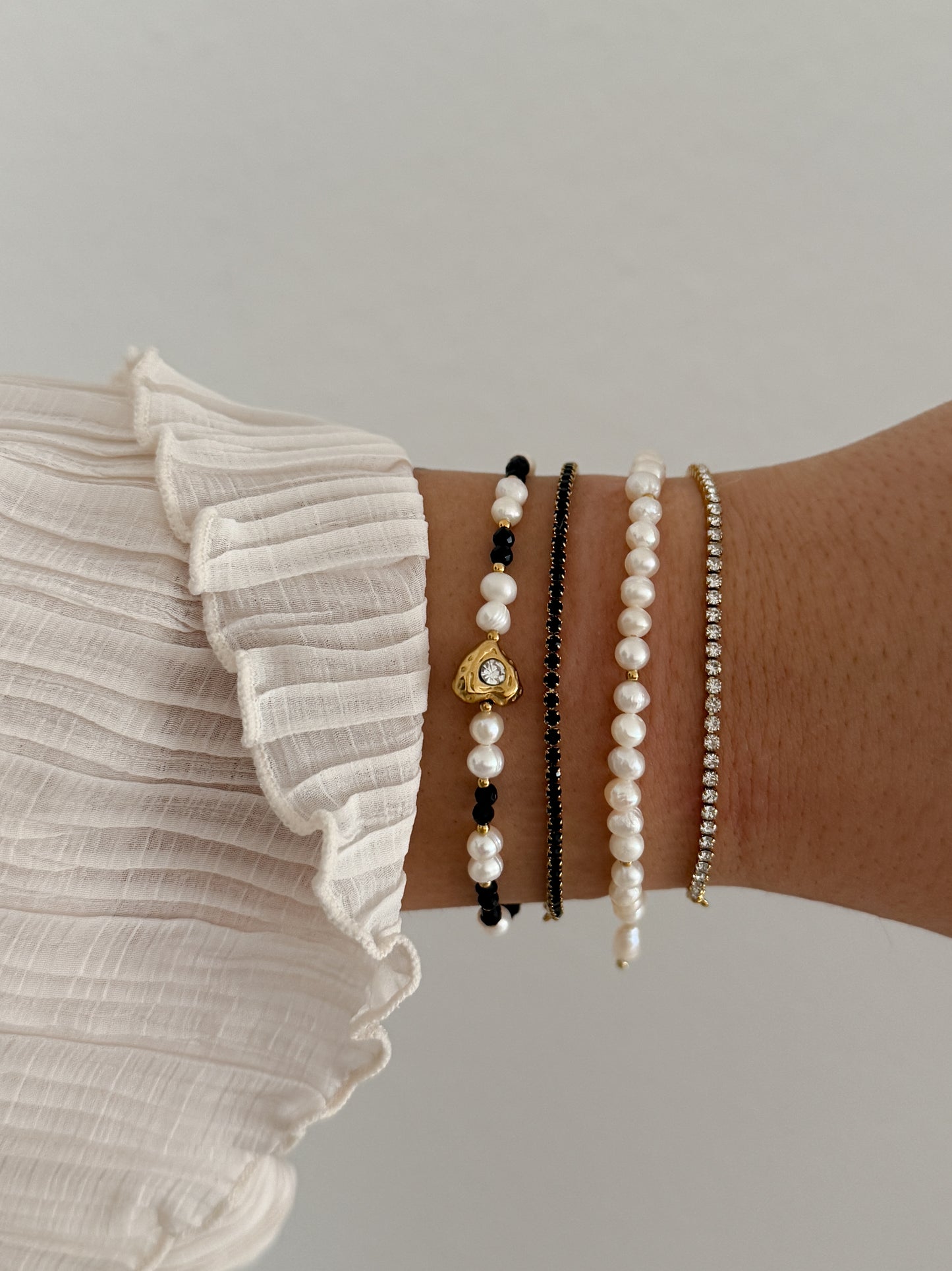 Black Heart Bracelet