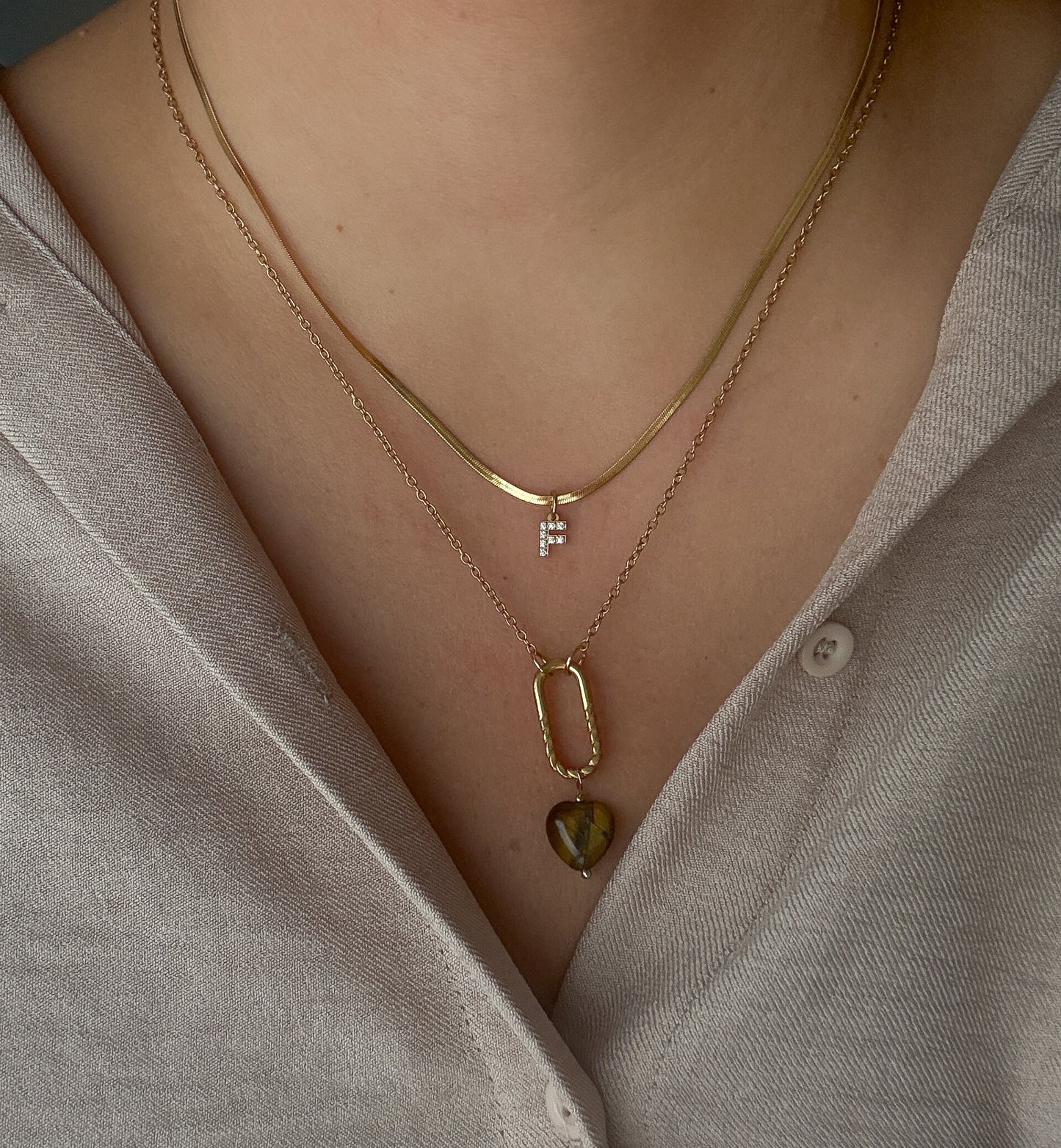 Cocoa Heart Necklace