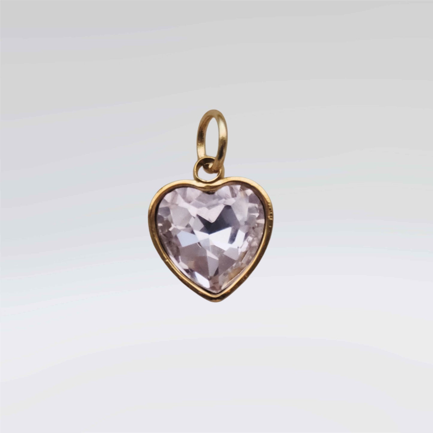 Diamond Heart Charm