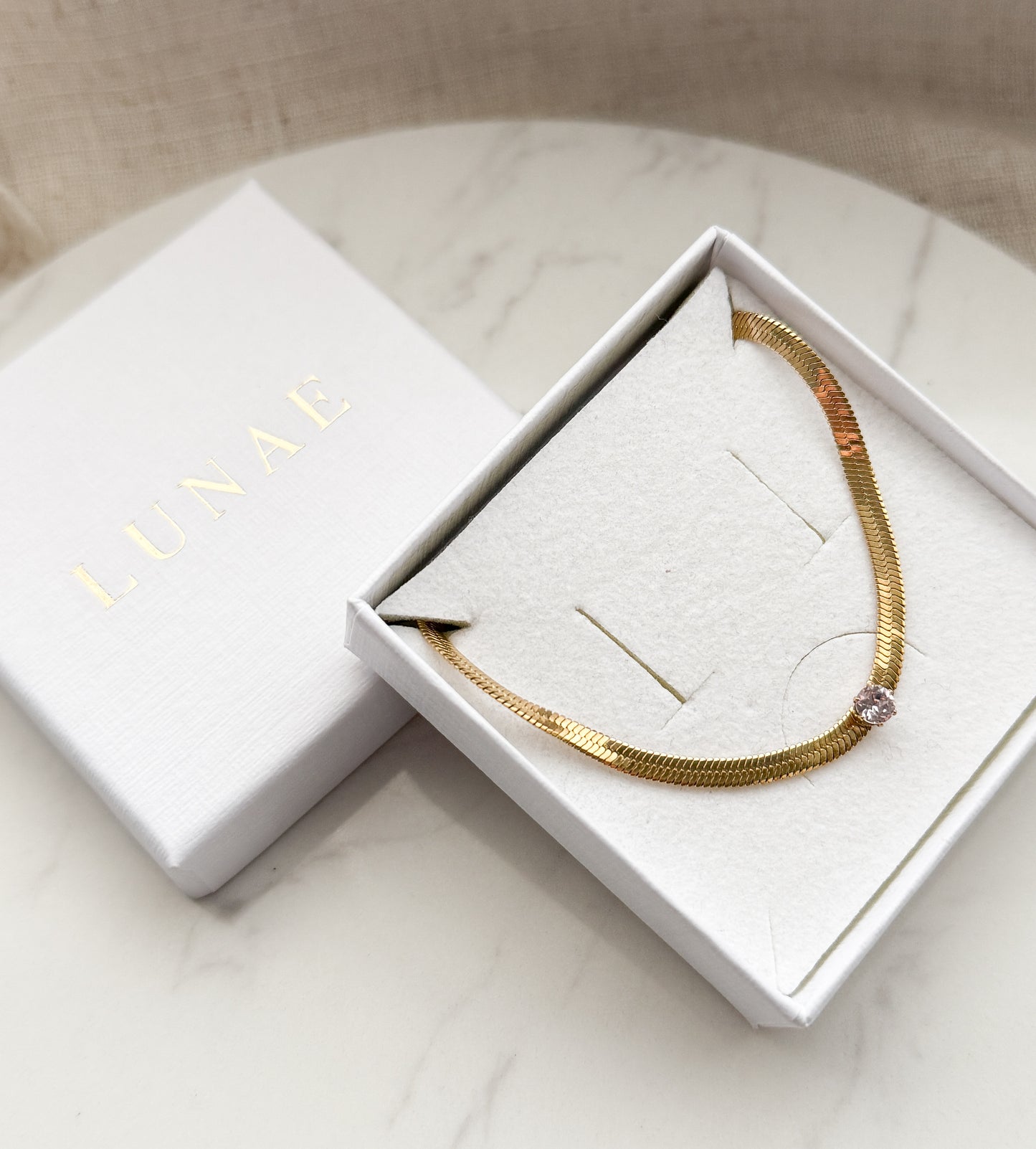 Small Zirconia Necklace