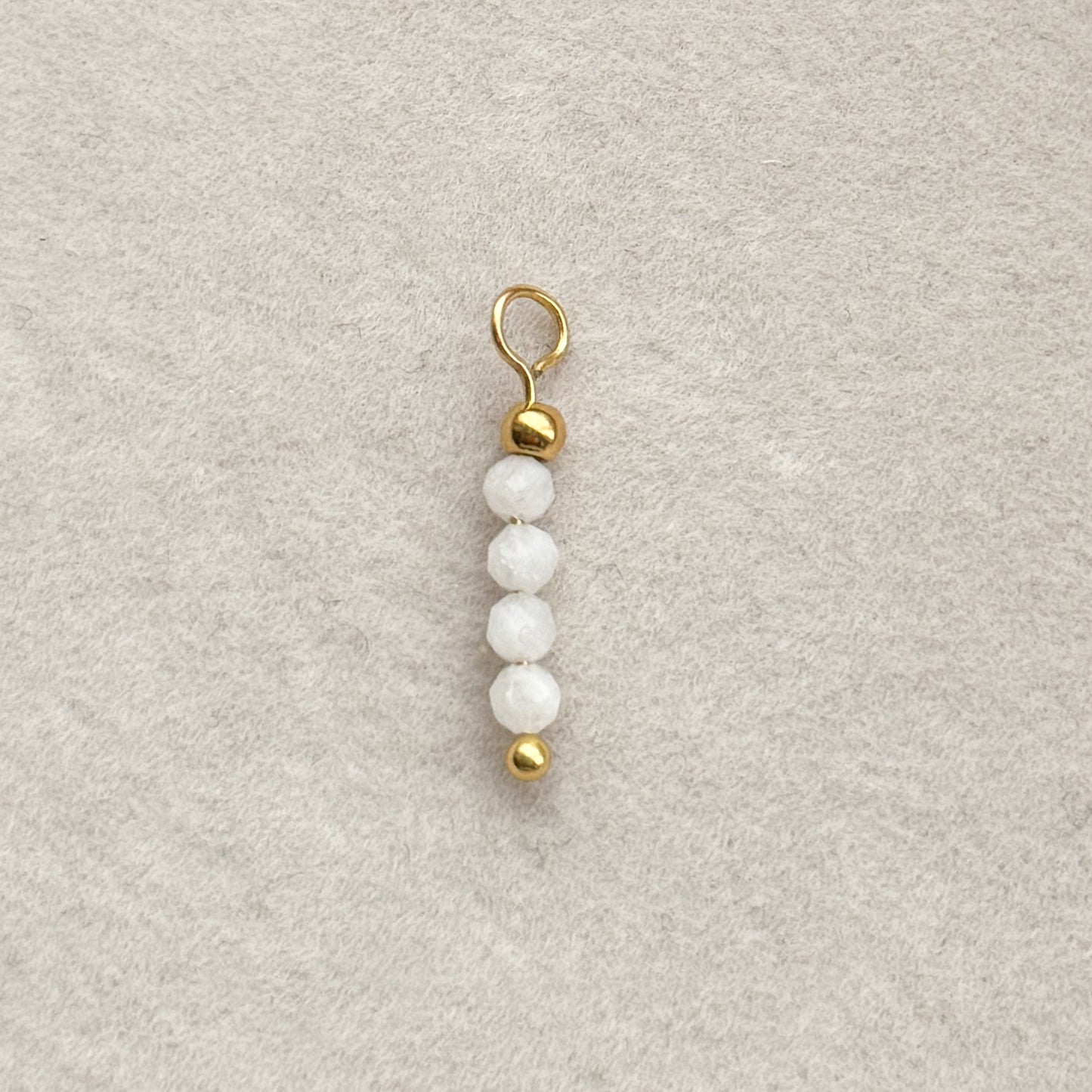 White Shell Beads Charm