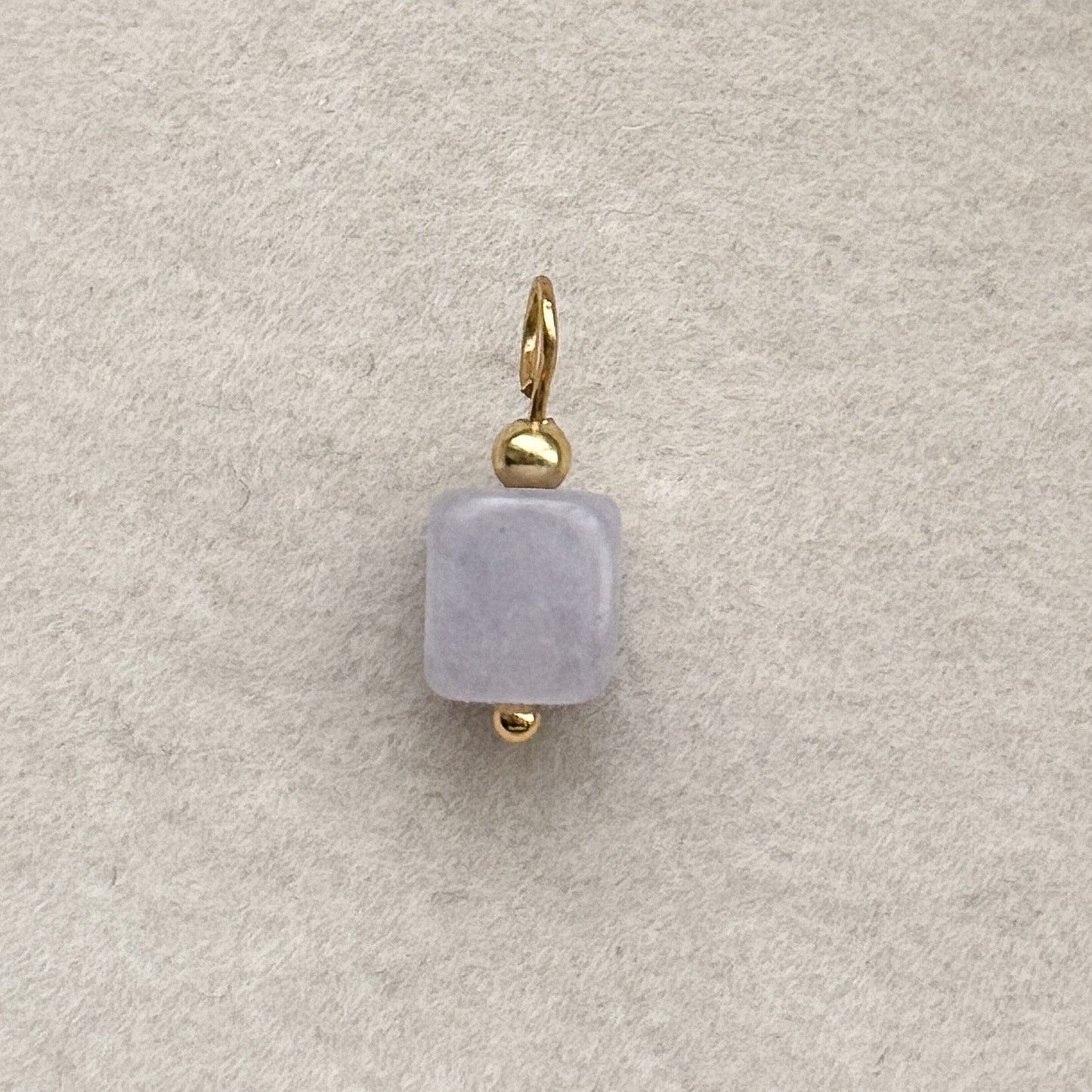 Lila Stone Charm