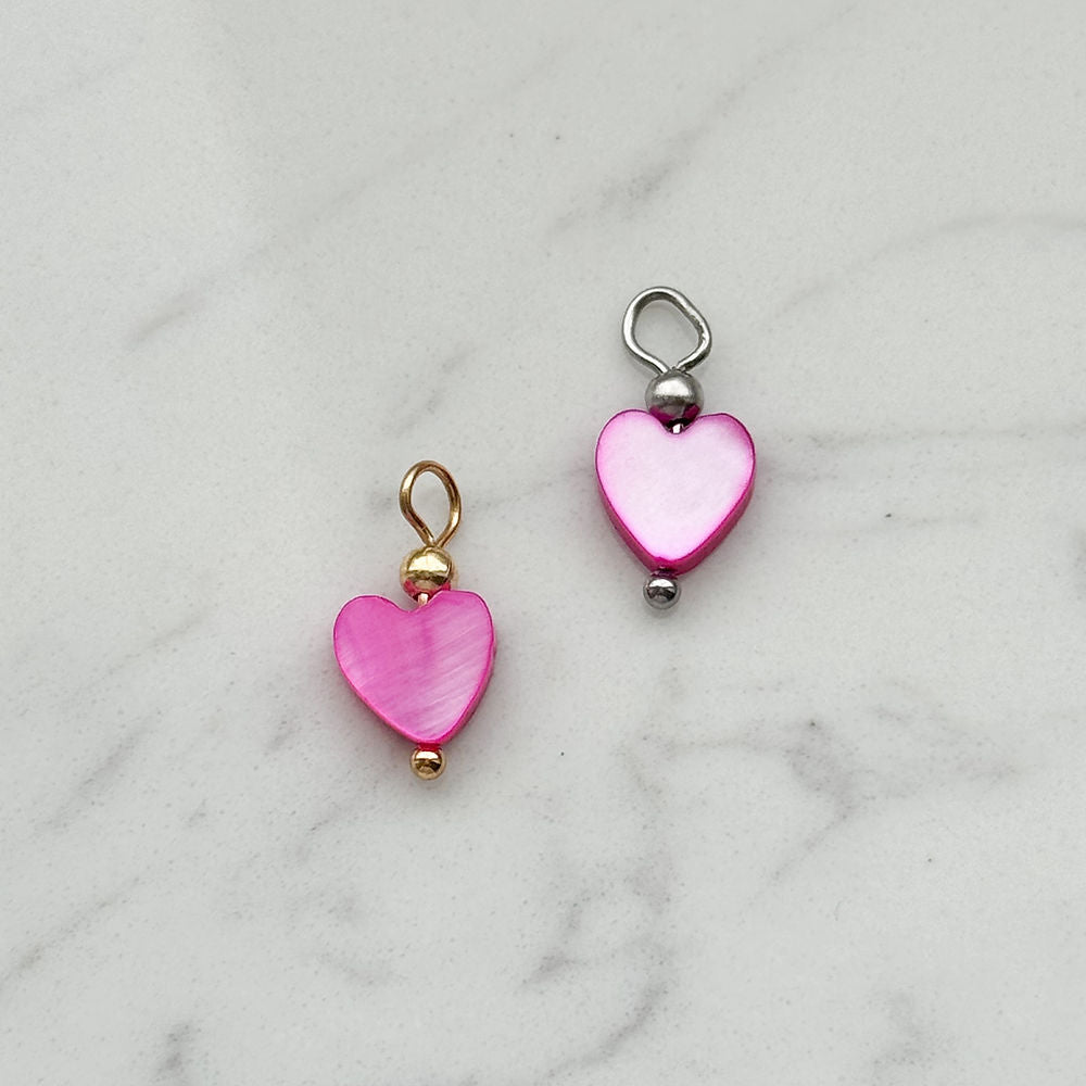 Pink Heart Charm
