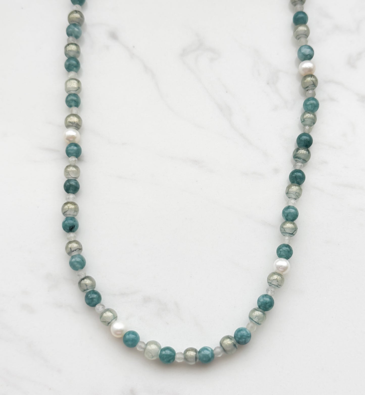 Natural Stone Mix Necklace