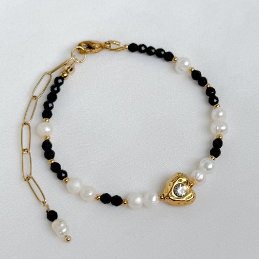 Black Heart Bracelet
