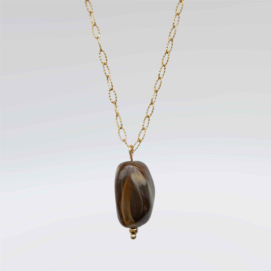 Golden Brown Necklace