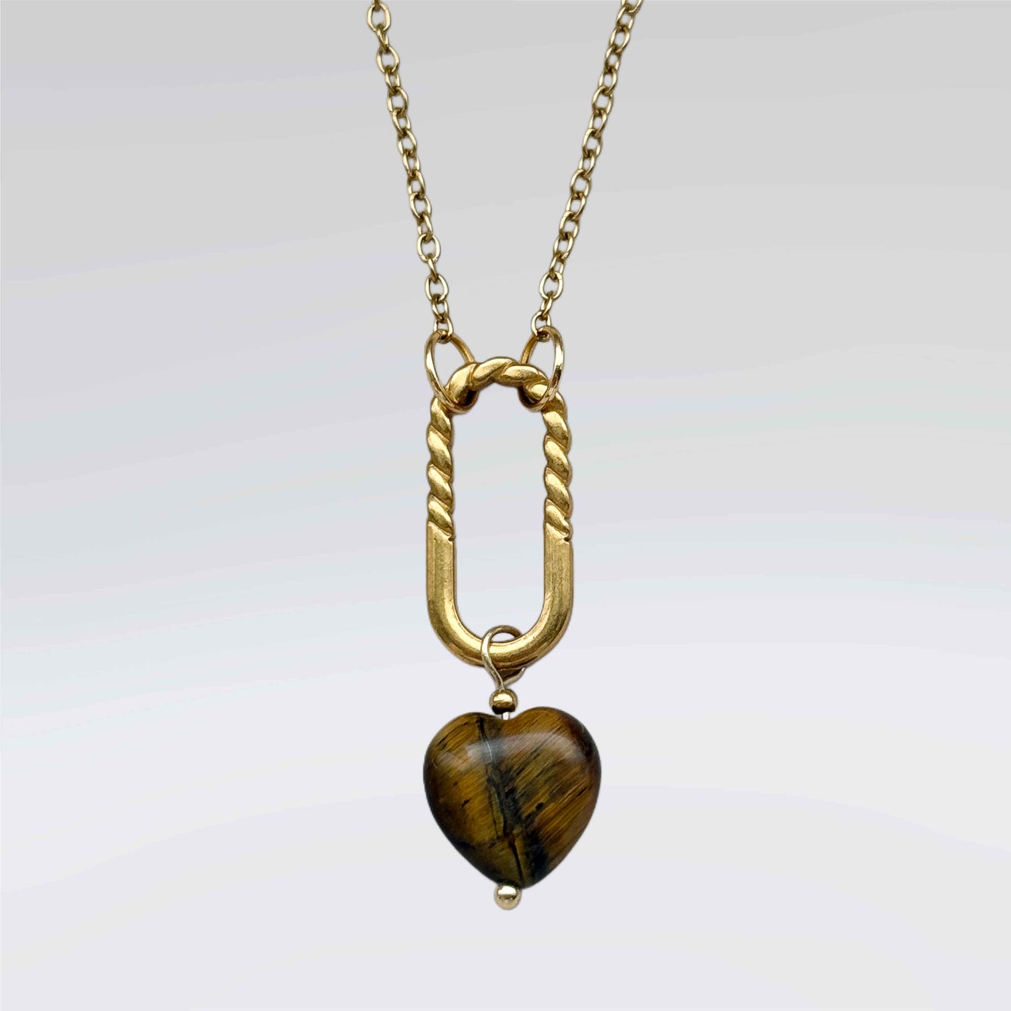 Cocoa Heart Necklace