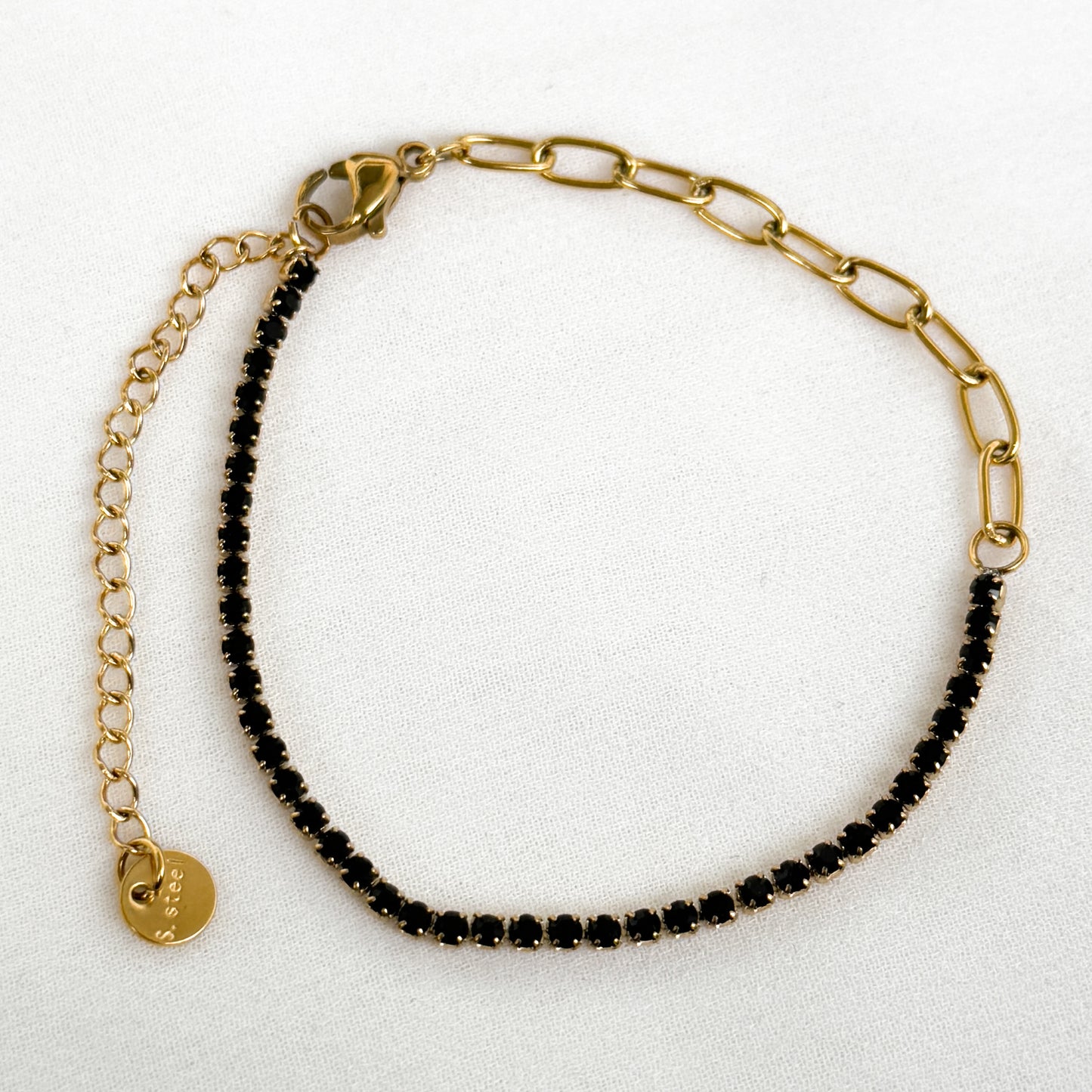 Crystal Black Bracelet