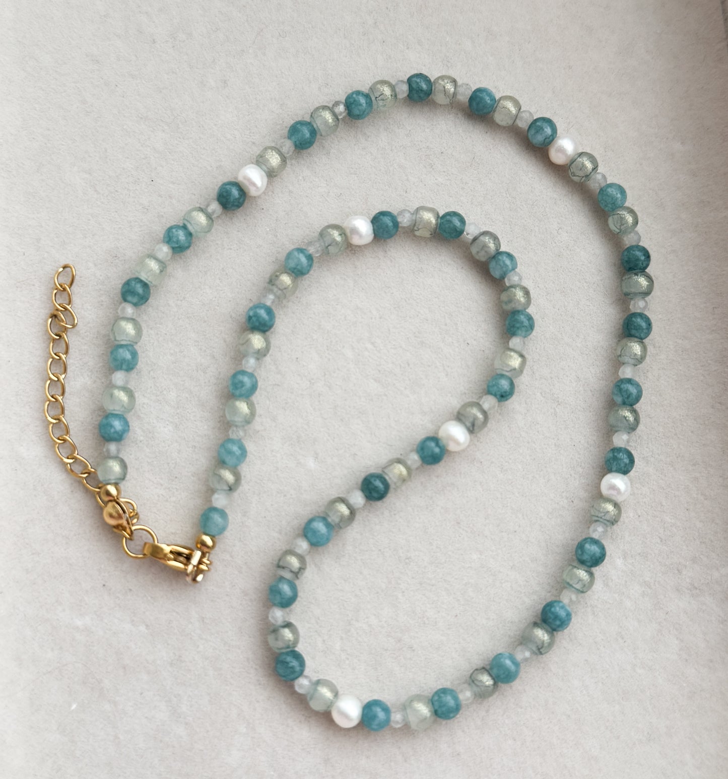 Natural Stone Mix Necklace