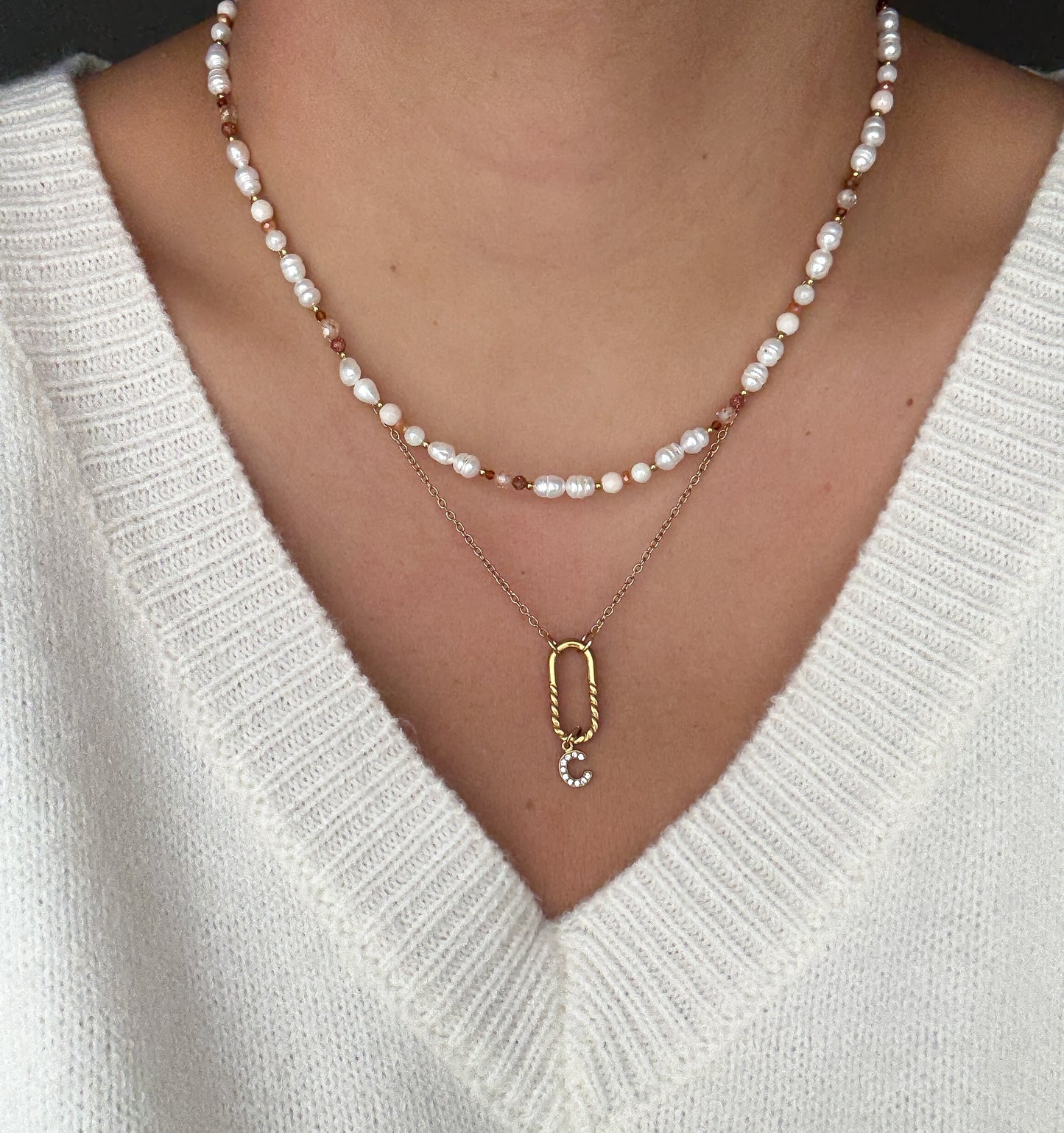 Charm Letter Necklace