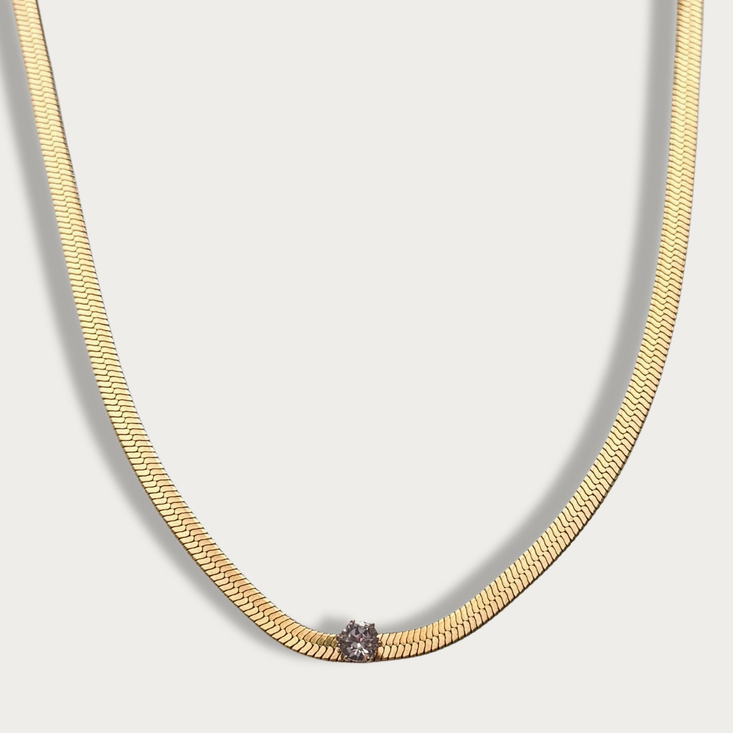 Small Zirconia Necklace