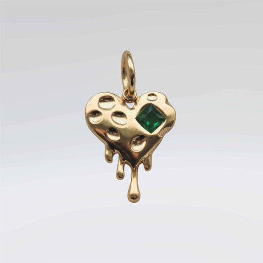 Green Heart Charm