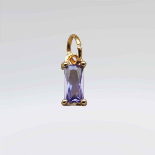 Purple Diamond Charm