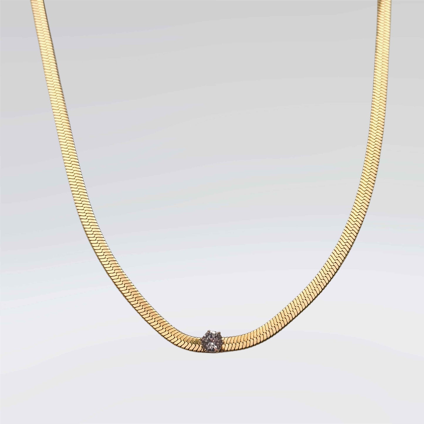 Small Zirconia Necklace