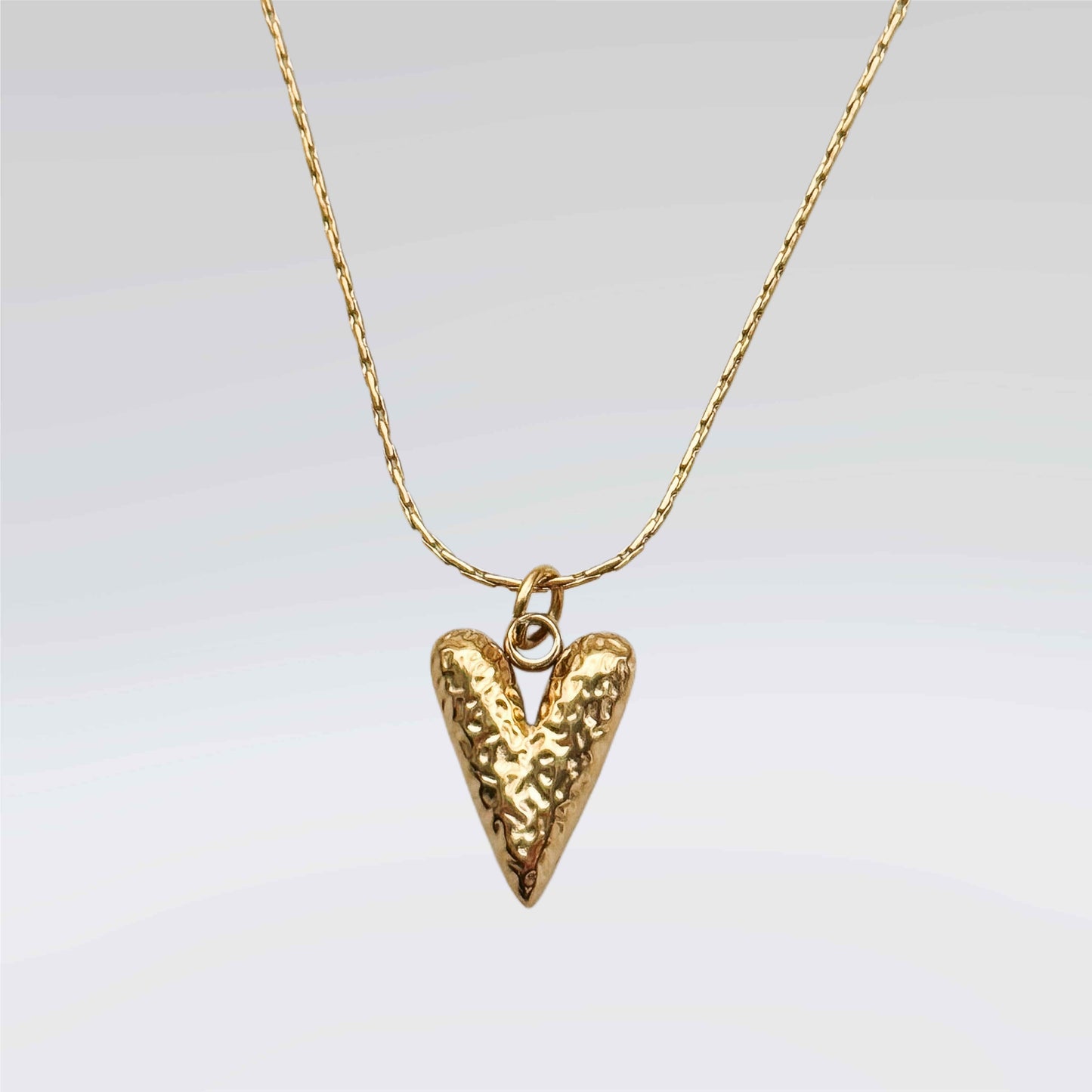 Drop Heart Necklace