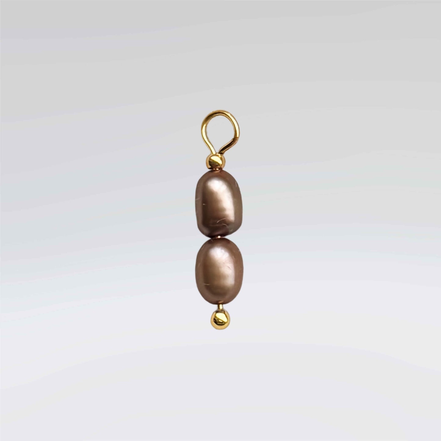 Brown Pearls Charm