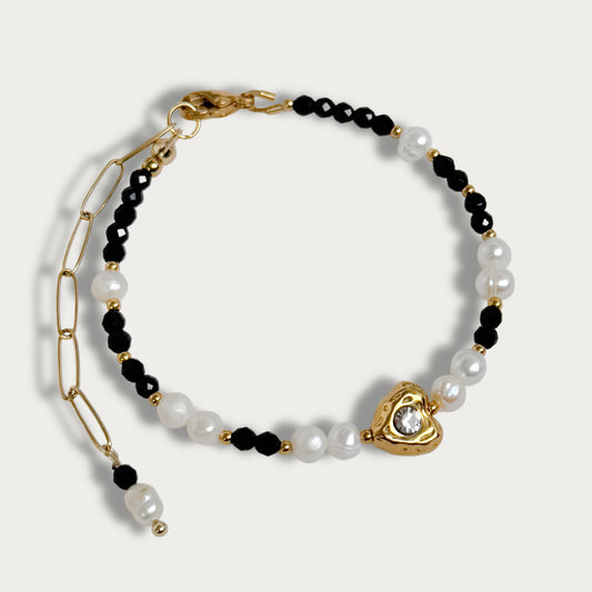Black Heart Bracelet