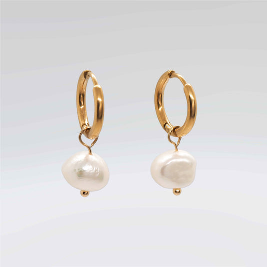 Drop Pearl Earrings