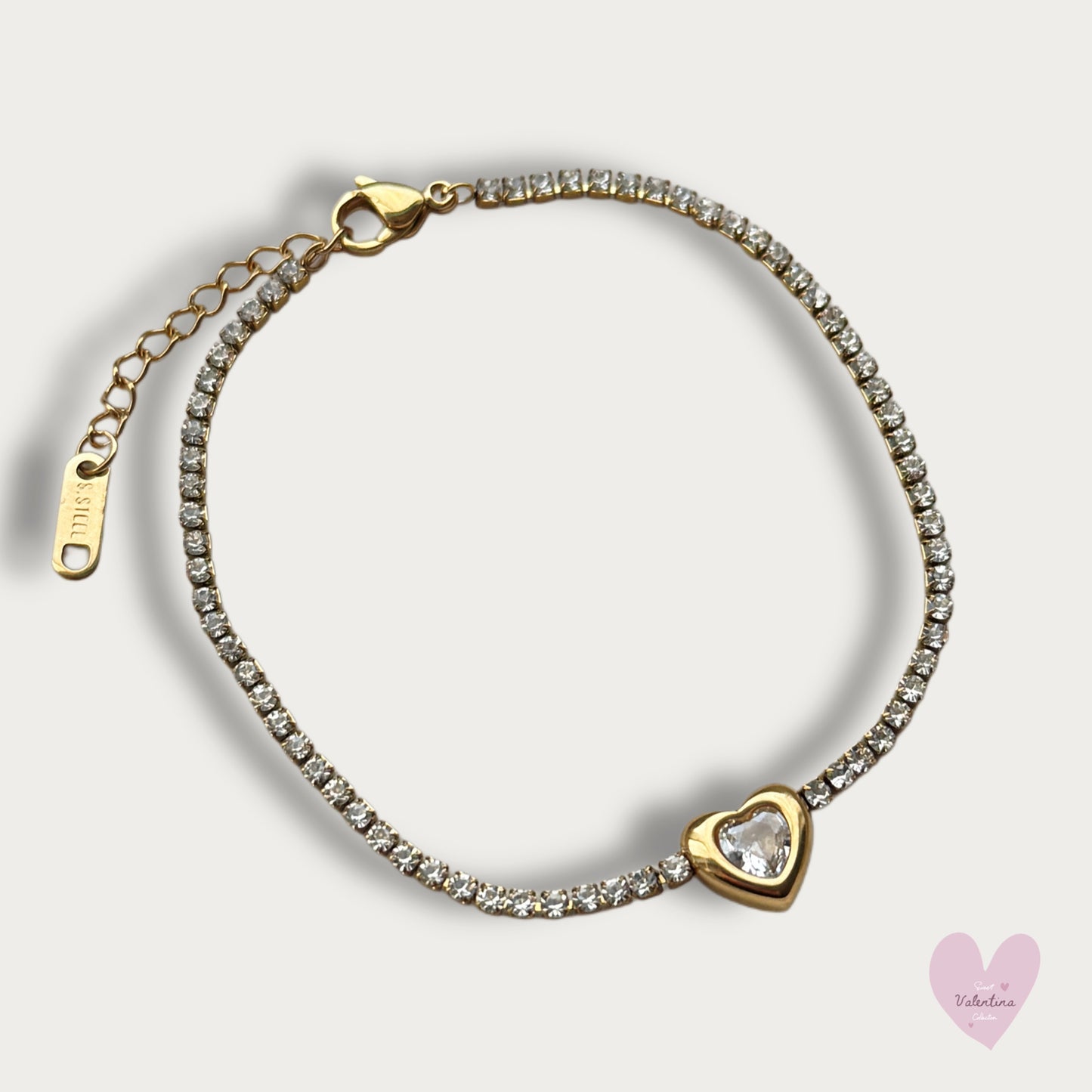 Diamond Heart Bracelet