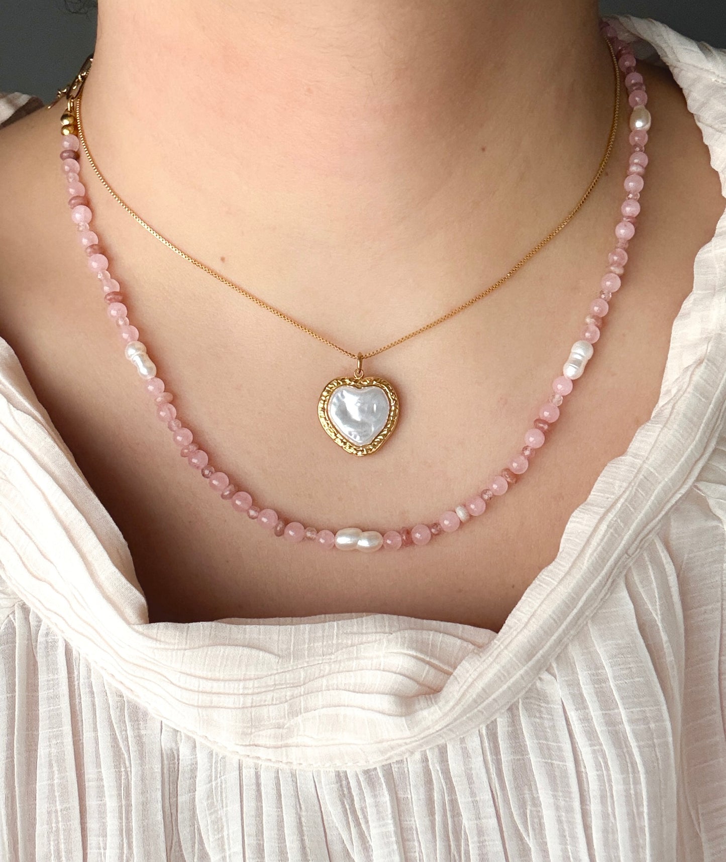 Pink Aura Necklace