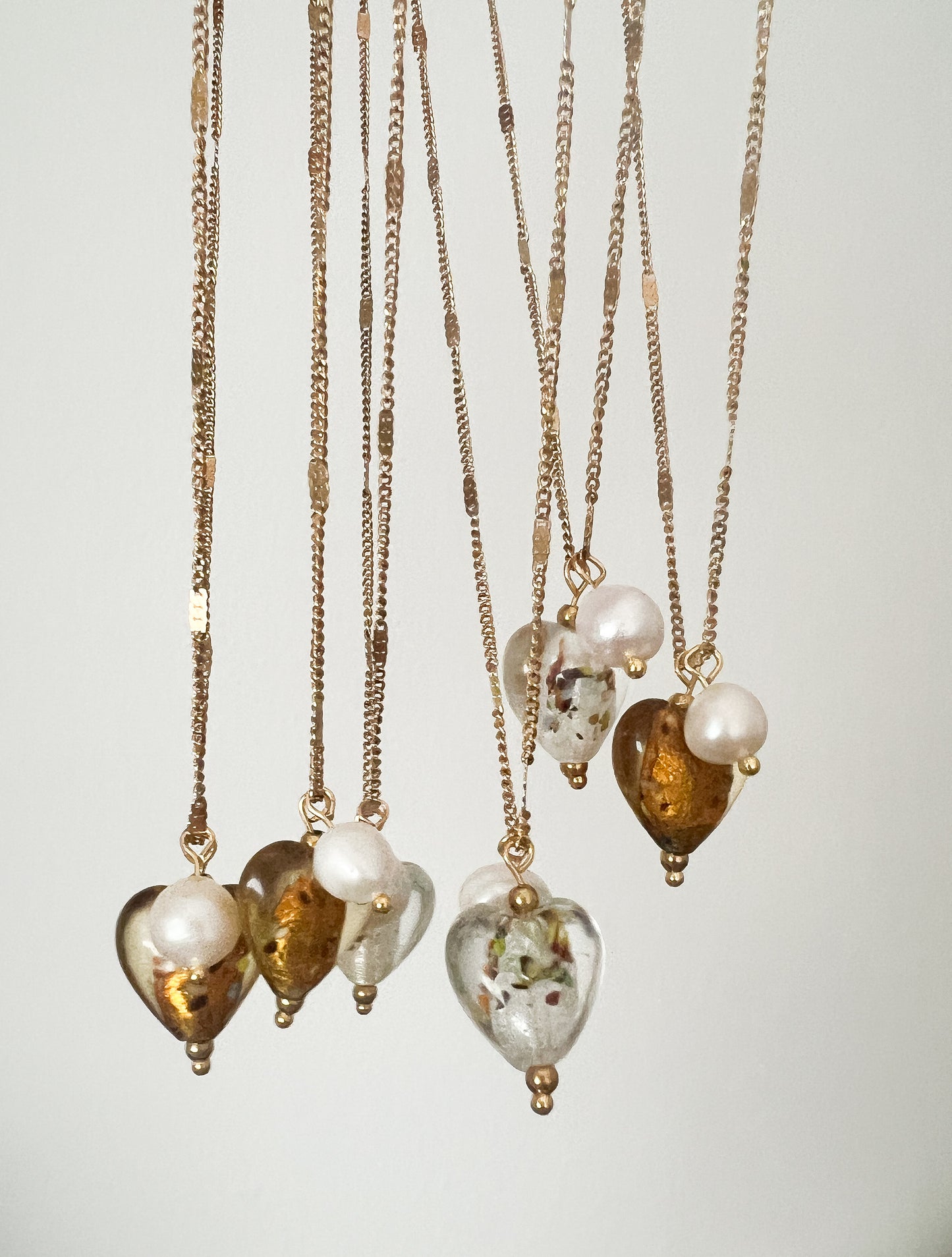 Glass Heart Necklace