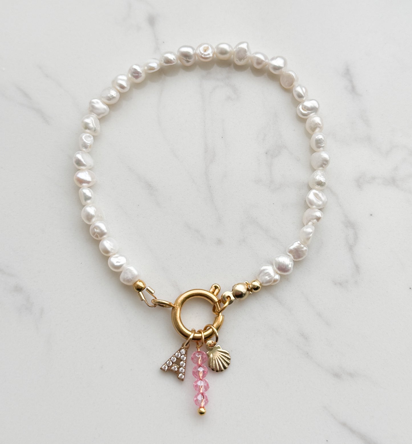 Freshwater Pearl Pink Bracelet