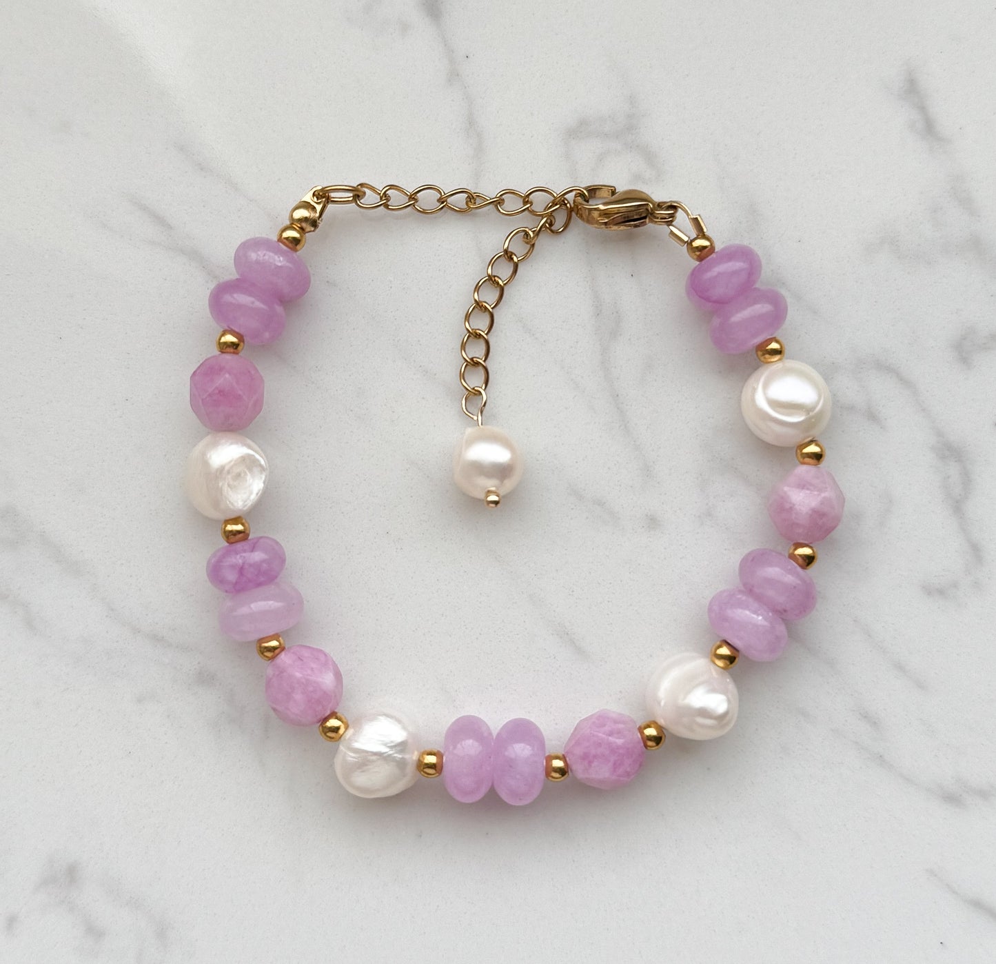 Pink & Pearls Bracelet