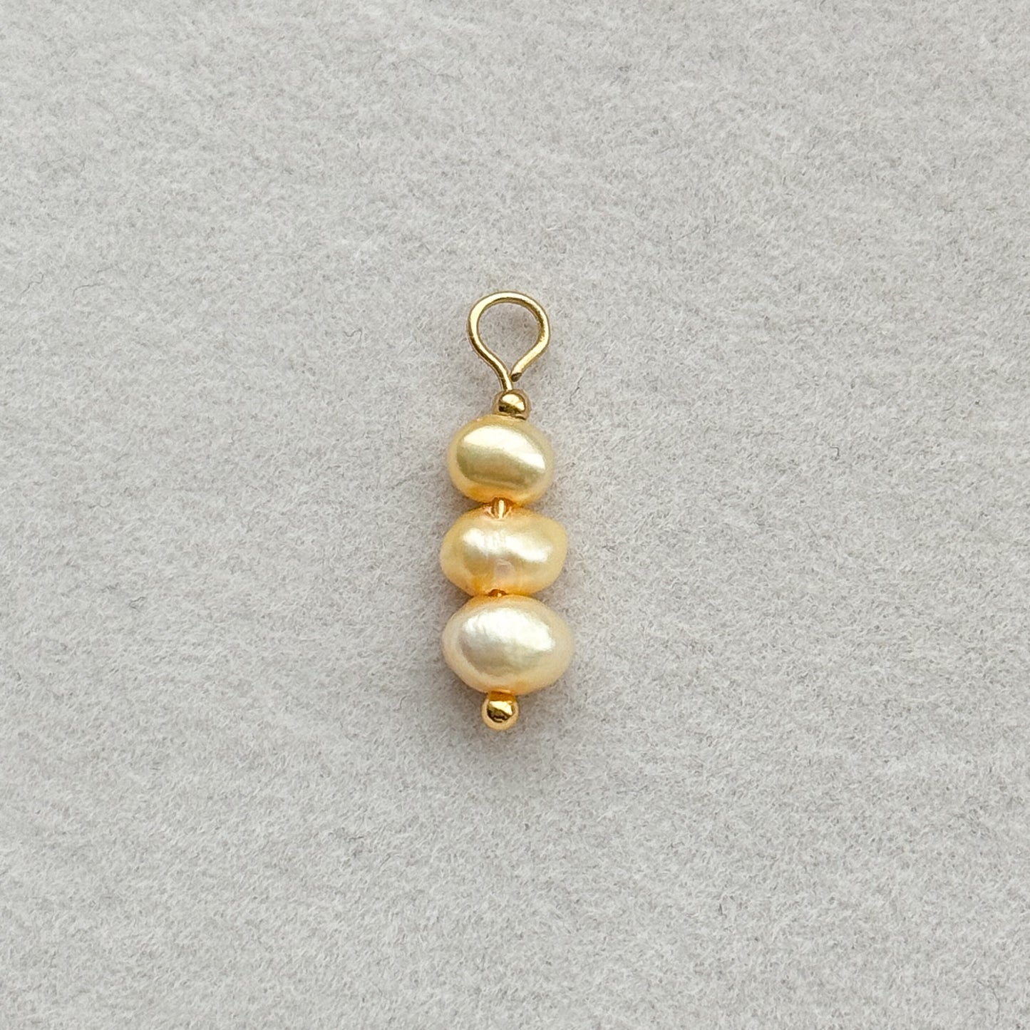 Orange Pearls Charm