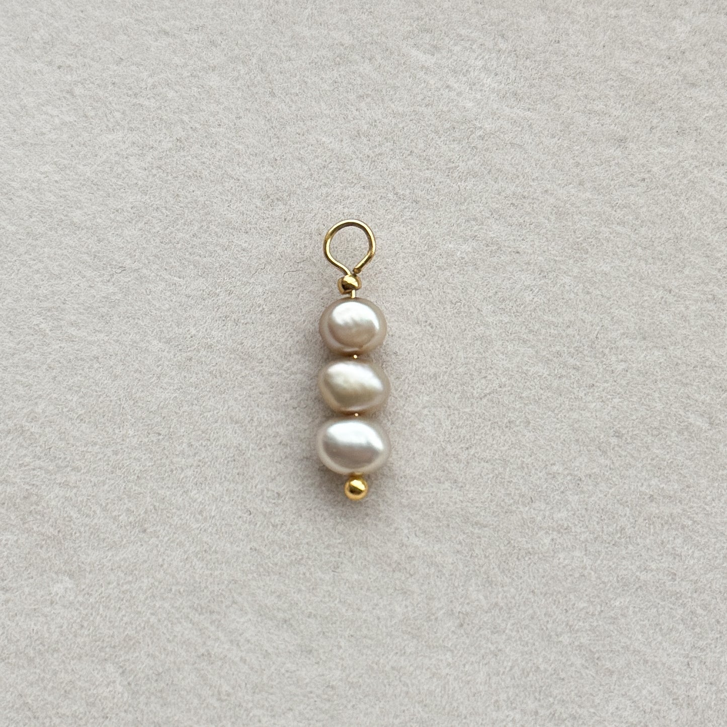 Beige Pearls Charm