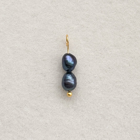 Blue Pearls Charm