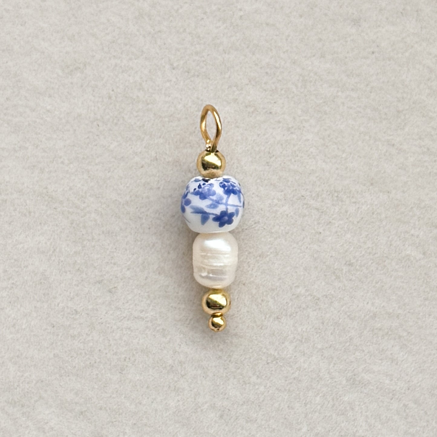 Blue Ceramic Charm