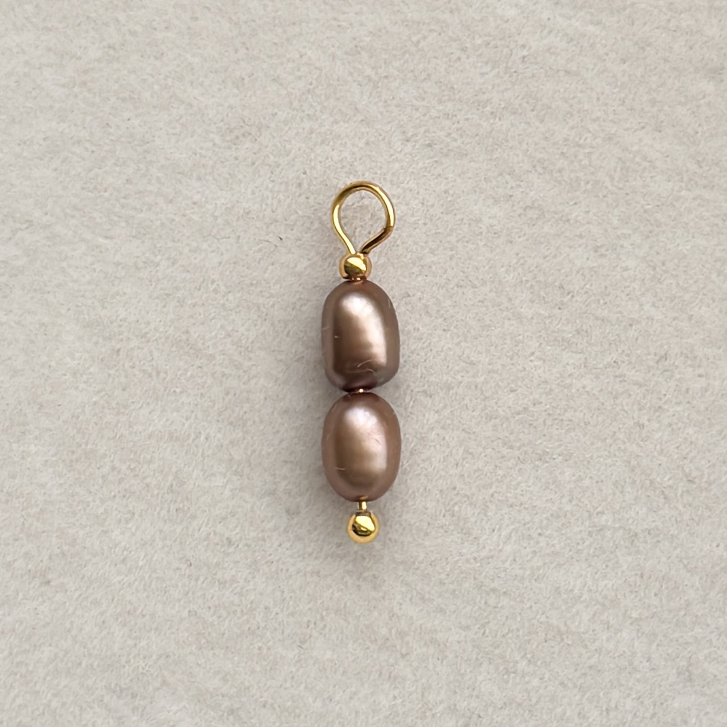 Brown Pearls Charm