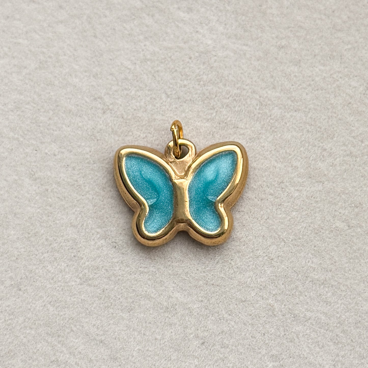 Blue Butterfly Charm