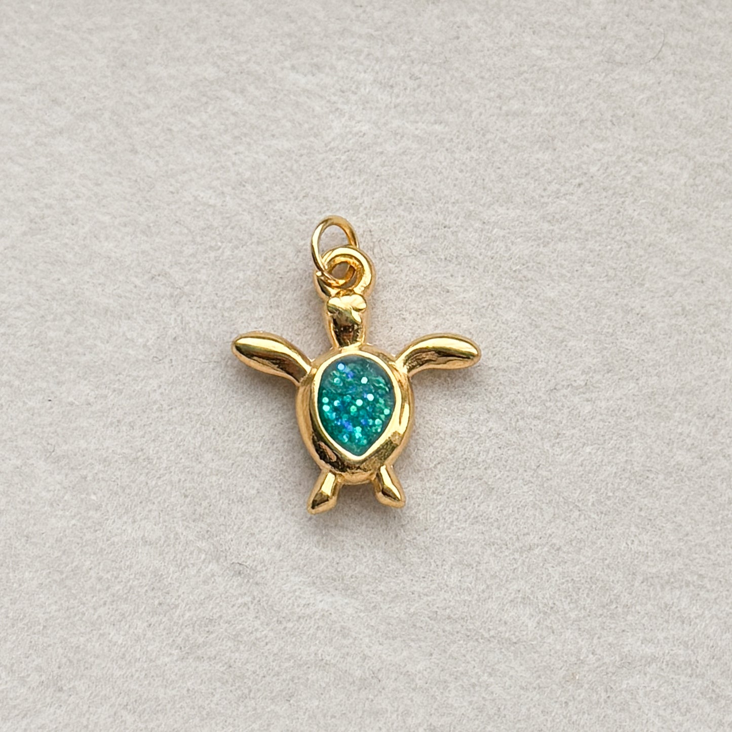 Blue Turtle Charm