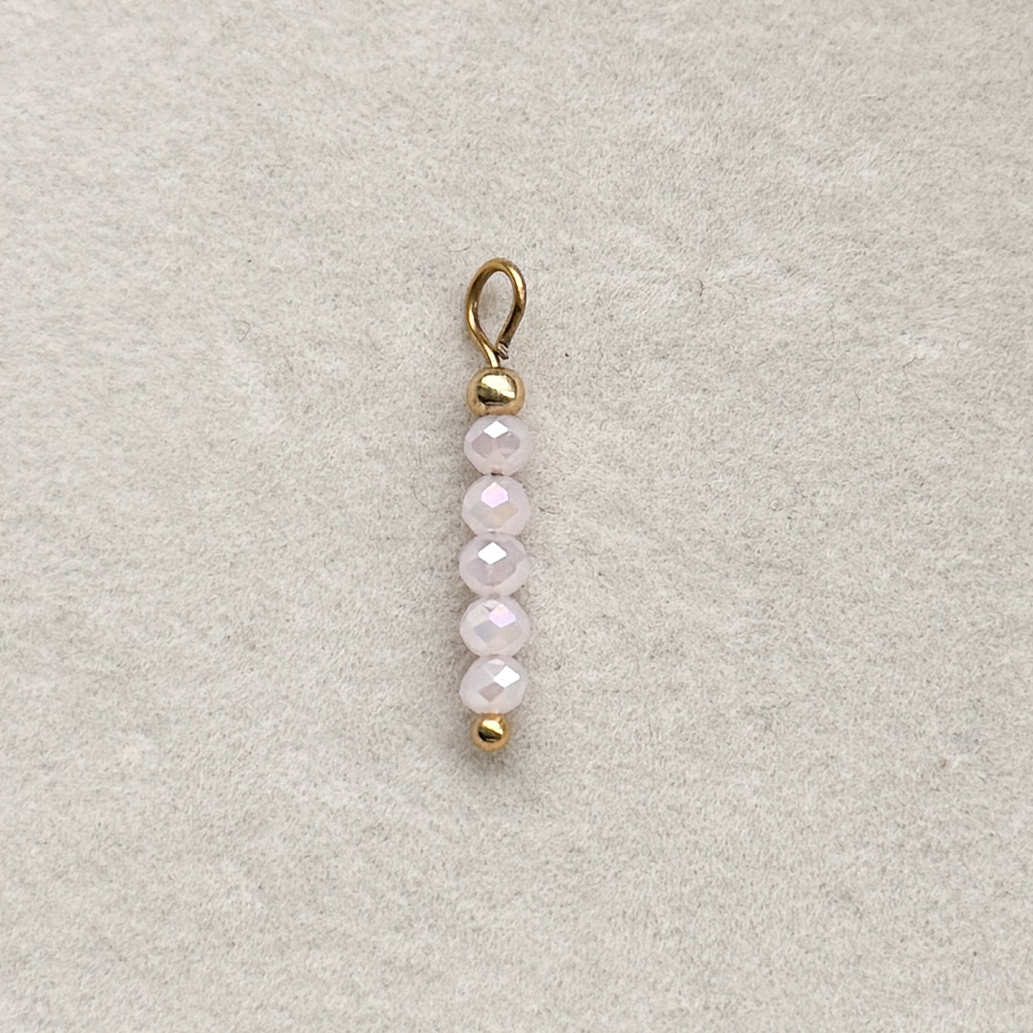 Pink Crystal Charm