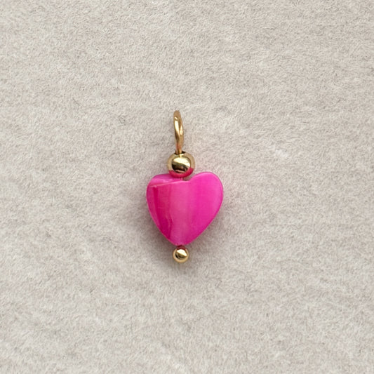 Pink Heart Charm