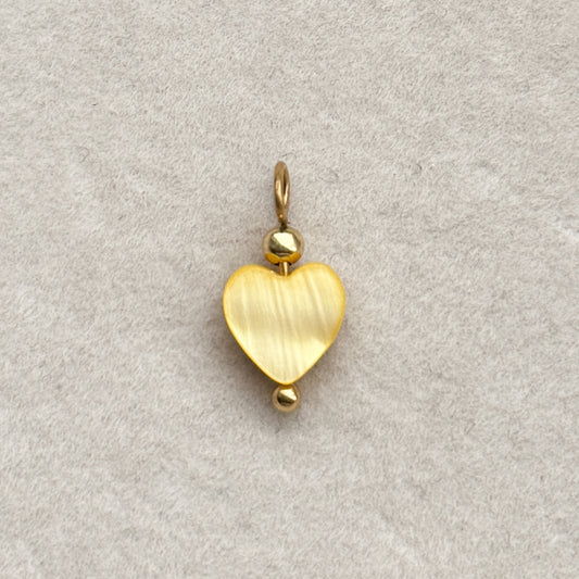 Yellow Heart Charm