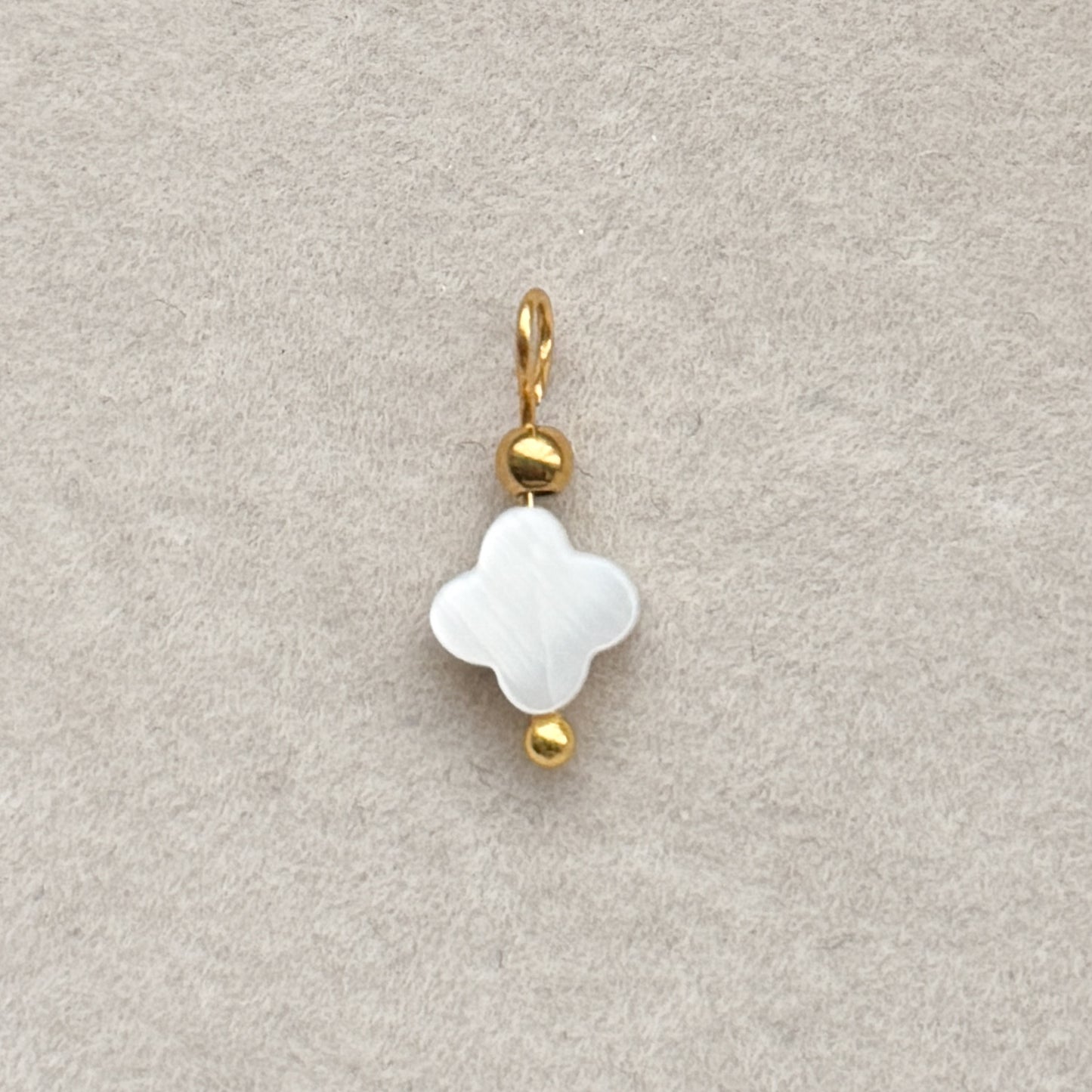 Shell Clover Charm