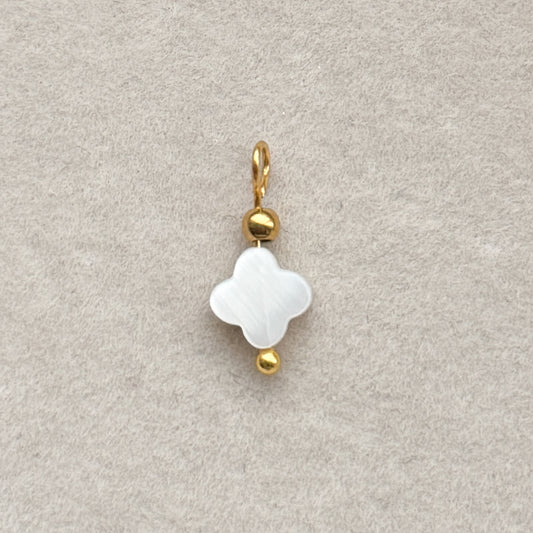 Shell Clover Charm