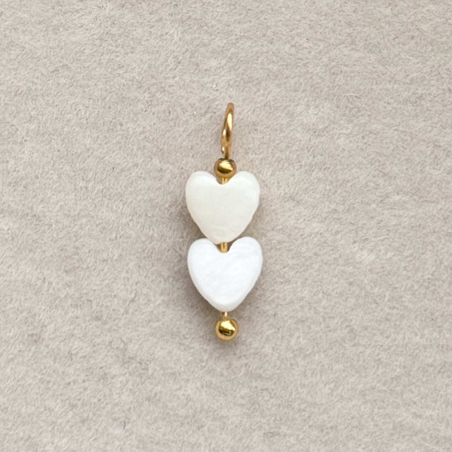 Double Heart Charm