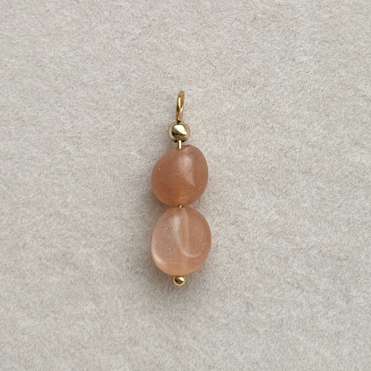 Orange Stone Charm