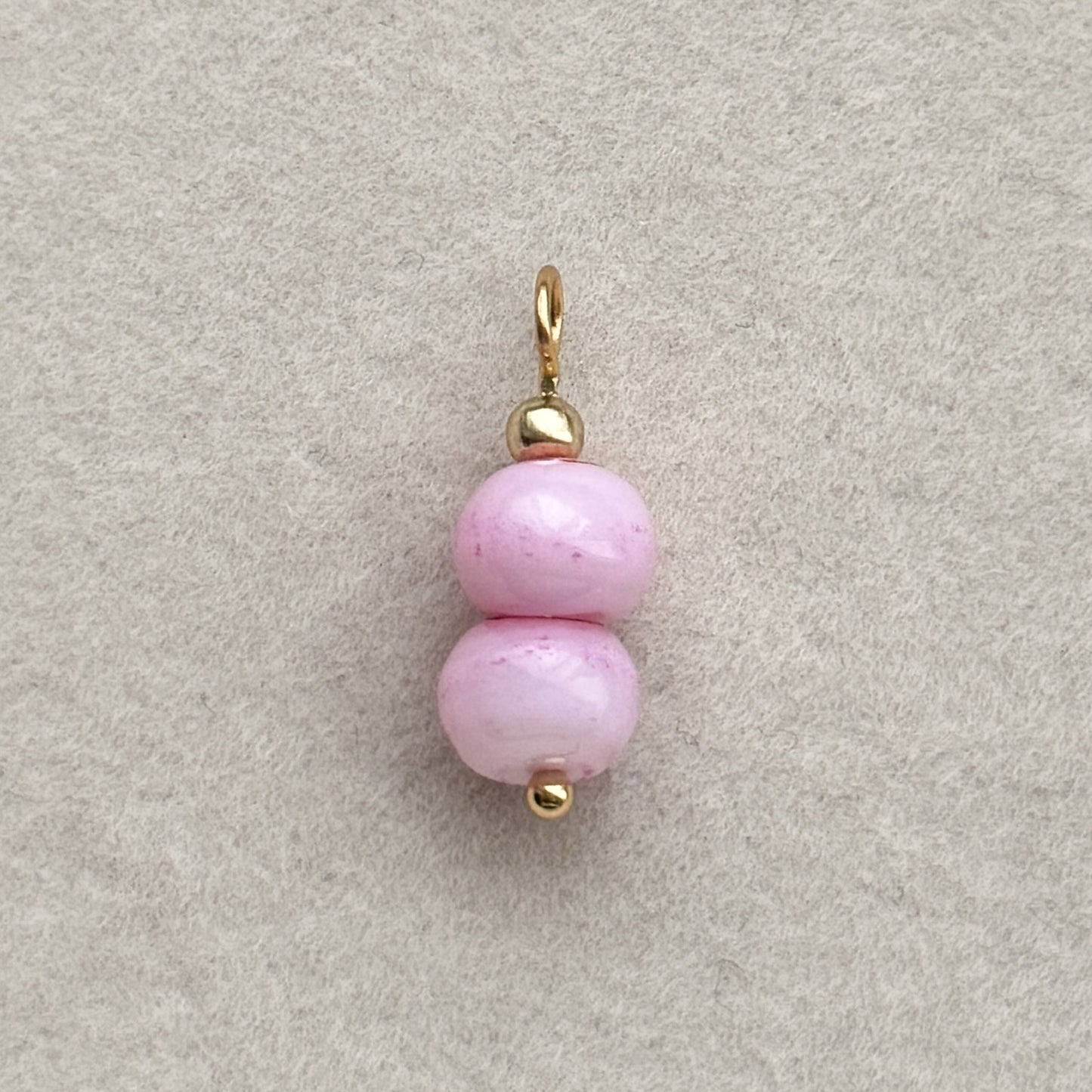 Pink Shell Beads Charm