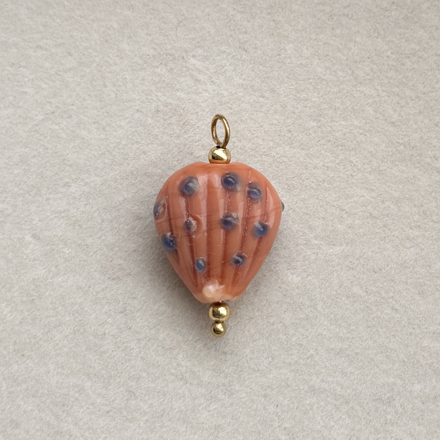 Orange Shell Charm