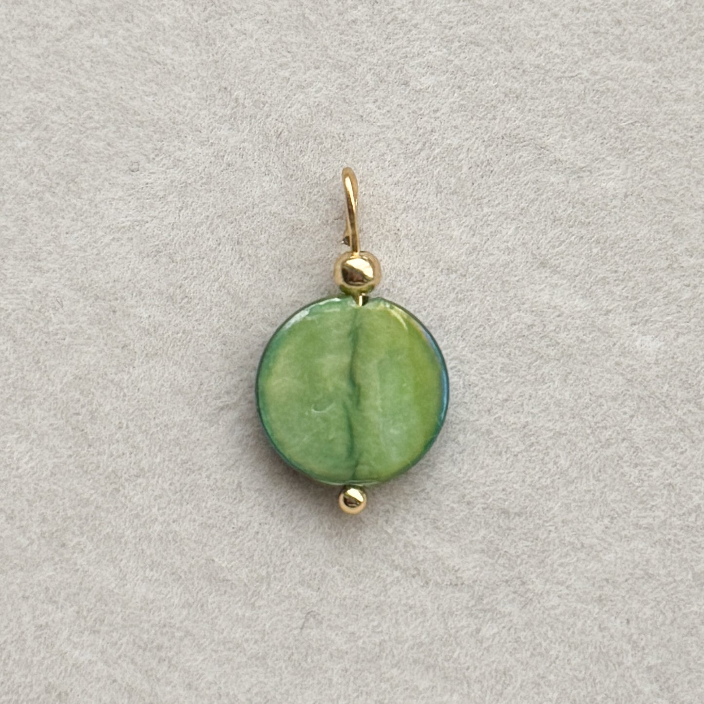 Green Circle Charm