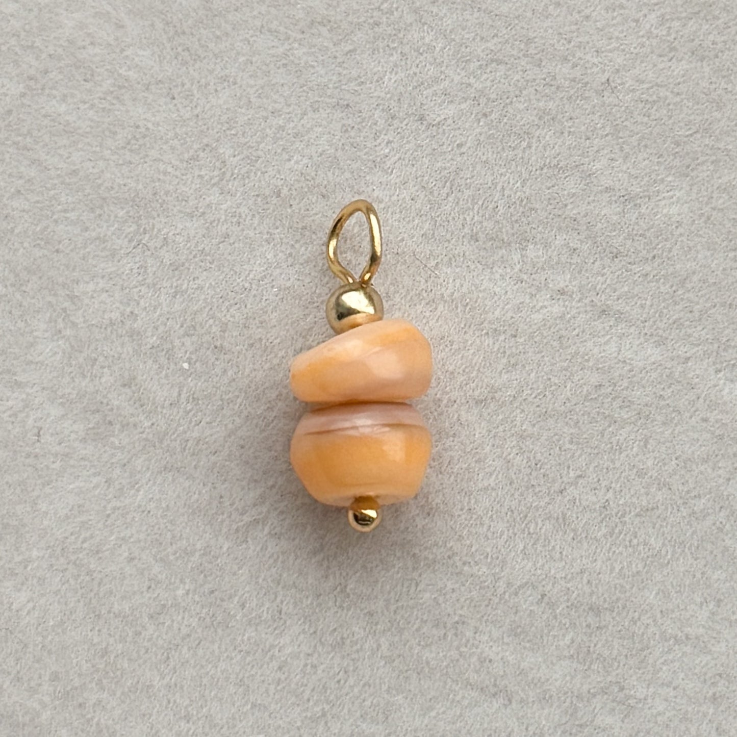 Orange Shell Beads Charm