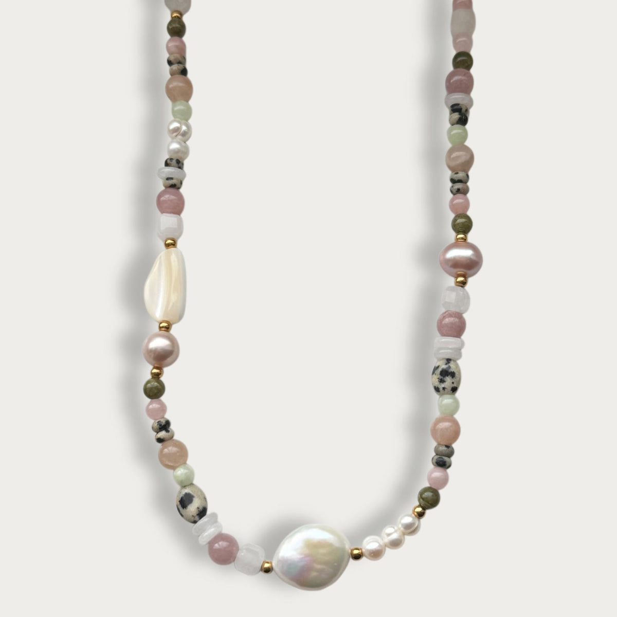 Rosewater Pearl Necklace