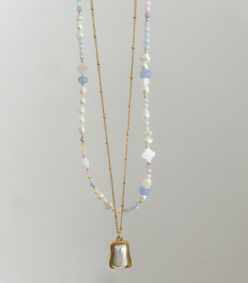 Shell Pearl Necklace