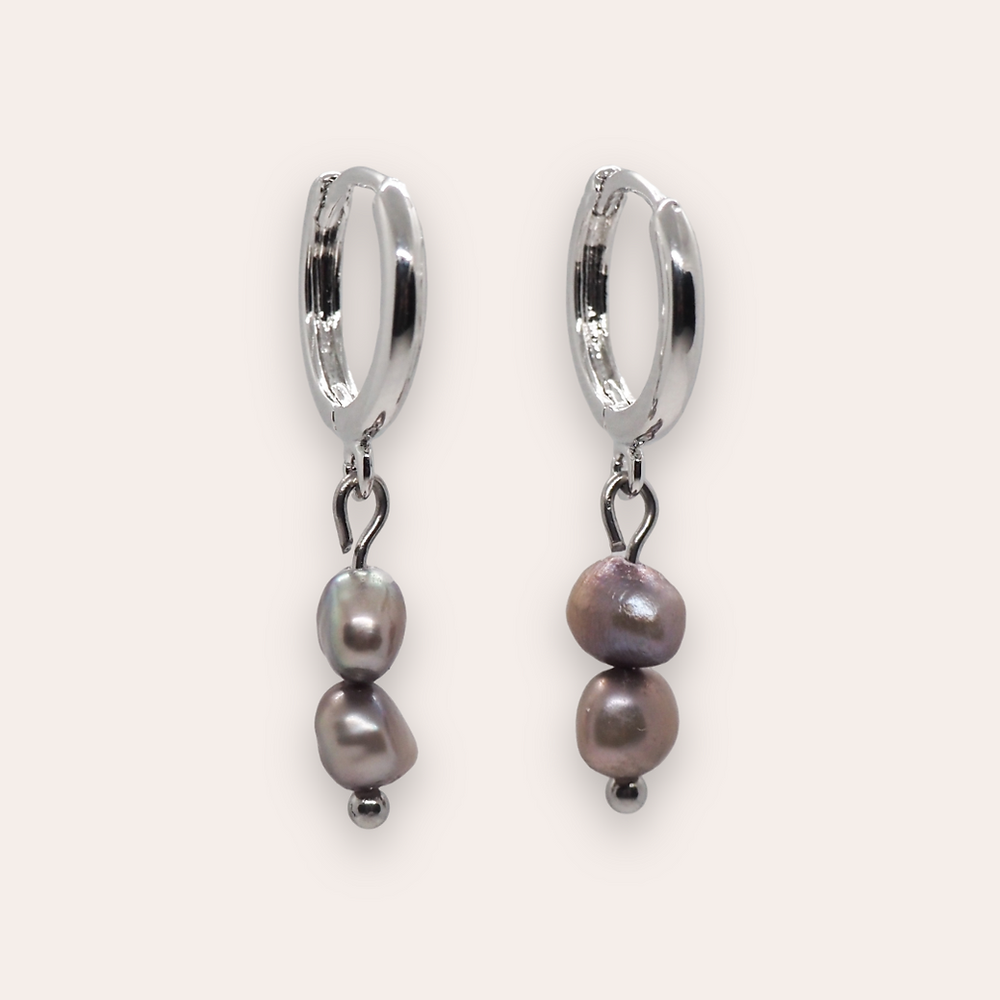 Dark Pearl Earrings