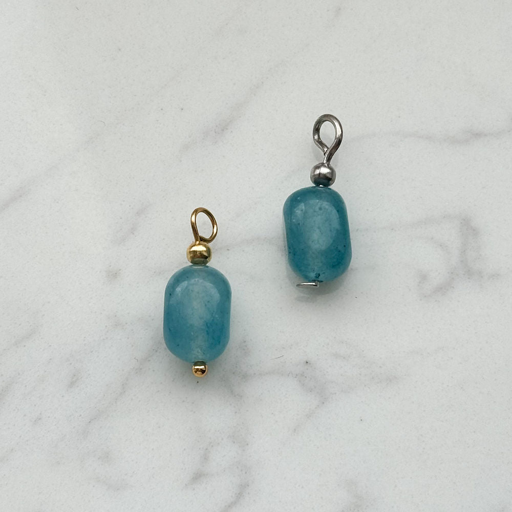 Aqua Stone Charm